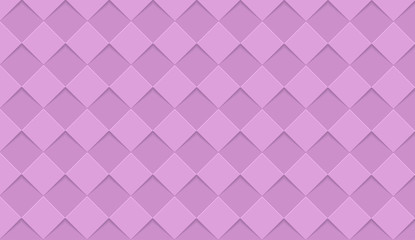 Pink abstract geometric paper background with checkered pattern.