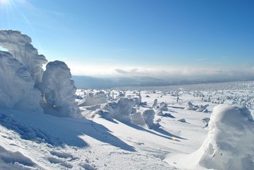 Karkonoski Park Narodowy zimą