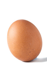Egg isolated on white background