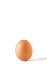 Egg isolated on white background