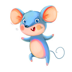 Cute Rat. Symbol of the Chinese New Year