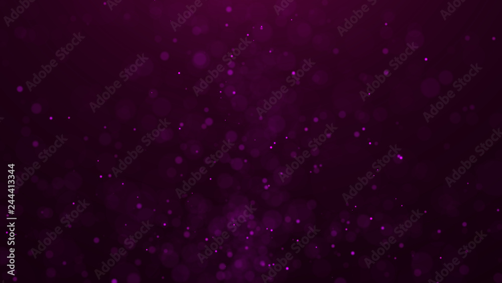 Poster dust particles. abstract background of particles. 3d rendering. dots background. futuristic digital 
