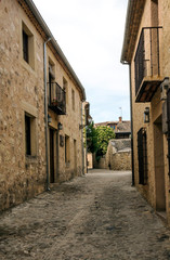 Fototapeta na wymiar Streets of Pedraza in Spain