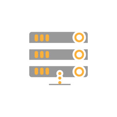 Cloud data base icon. Element of marketing icon for mobile concept and web apps. Detailed Cloud data base icon can be used for web and mobile