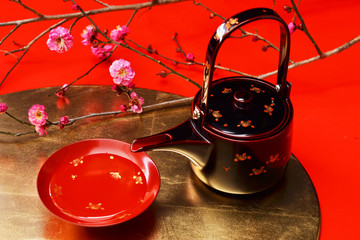 九谷焼きや輪島塗りで梅見酒