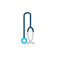 stethoscope icon isolated vector illustration on white background