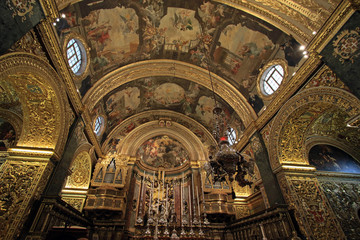 Fototapeta na wymiar Saint John's Co-Cathedral, Valetta, Malta