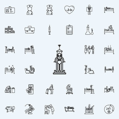 restoration of bone system icon. Hospital icons universal set for web and mobile