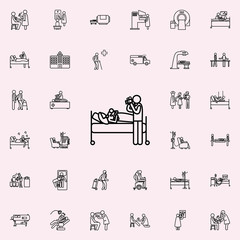 post natal icon. Hospital icons universal set for web and mobile