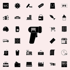 bar code reader icon. market icons universal set for web and mobile