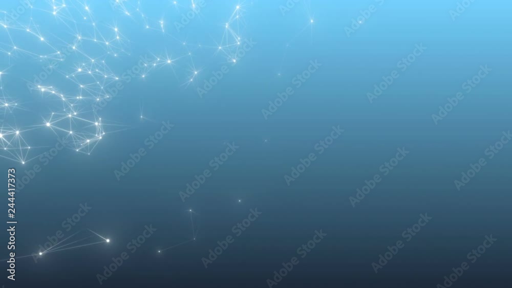 Poster web network in the corner of the screen.elegant fantasy abstract technology, science and engineering