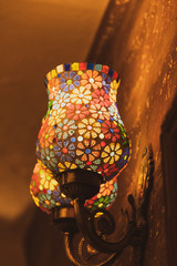 Wandlampen mit Floralmuster, Jodhpur, Indien