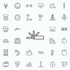 Fototapeta premium multi tool icon. Measuring Instruments icons universal set for web and mobile