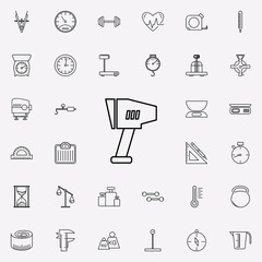 speed radar icon. Measuring Instruments icons universal set for web and mobile