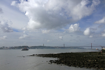 Tagus River in Lisbon, Rio Tejo, Portugal