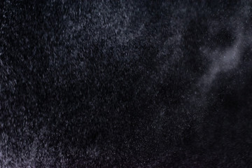 abstract splashes of water on a black background - Image