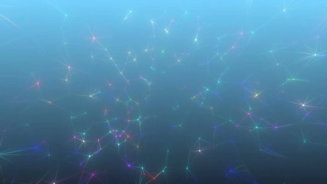 Communication elements in the system.Scientific background and abstract technology. Plexus digital dynamic wallpaper. Bound lines, triangles and points. Loop Animation