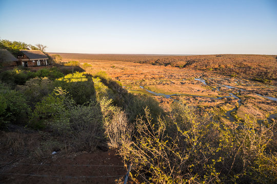 Wide view on Olifants river from Camp viewpoint