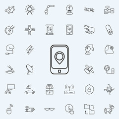 mobile navigation icon. New Technologies icons universal set for web and mobile