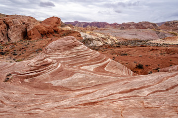 The fire wave in the Valley of Fire