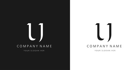 u logo letter design  © HSNKRT