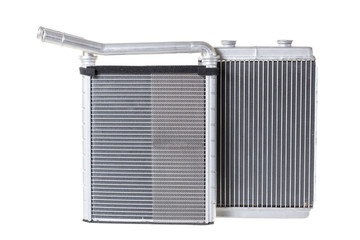 Fototapeta premium Engine cooling radiators