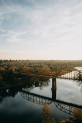 Sunset Bridge on the American River