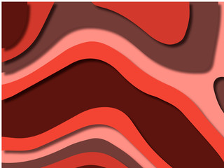 3D abstract background with paper cut shapes.Abstract paper carve template background,for book cover.Paper cut background. Abstract realistic paper decoration for design