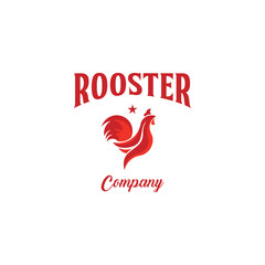 Rooster Company Logo Vector Template Design Illustration