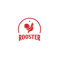 Rooster Company Logo Vector Template Design Illustration