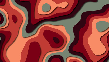 Abstract paper carve template background,for book cover.