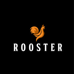 Rooster Logo Vector Template Design Illustration