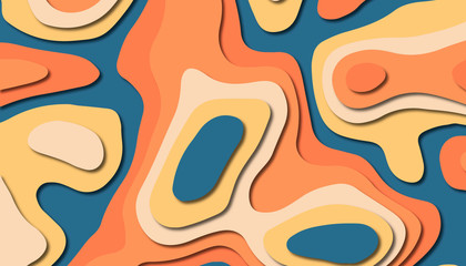 Abstract paper carve template background,for book cover.
