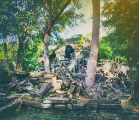 Beng Mealea or Bung Mealea temple. Siem Reap. Cambodia