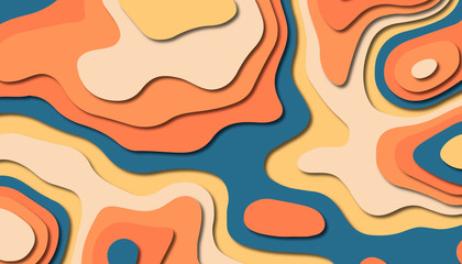 Abstract paper carve template background,for book cover.