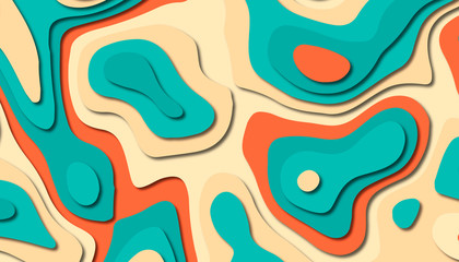 Abstract paper carve template background,for book cover.