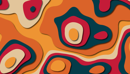 Abstract paper carve template background,for book cover.
