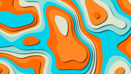 Abstract paper carve template background,for book cover.