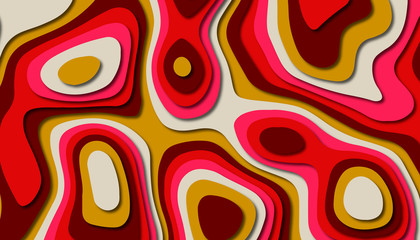 Obraz premium Abstract paper carve template background,for book cover.