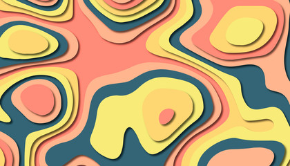 Abstract paper carve template background,for book cover.
