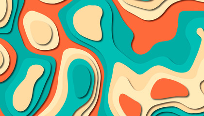 Abstract paper carve template background,for book cover.