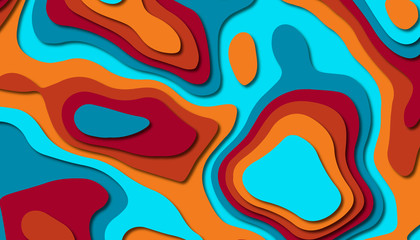 Abstract paper carve template background,for book cover.