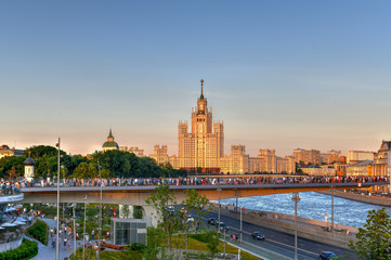 Naklejka premium Kotelnicheskaya Embankment Building - Moscow, Russia