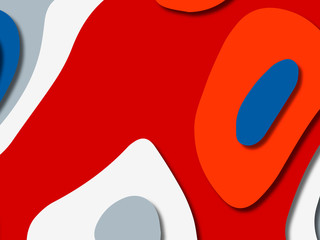 3D abstract background with paper cut shapes.Abstract paper carve template background,for book cover.Paper cut background. Abstract realistic paper decoration for design