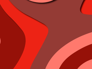 3D abstract background with paper cut shapes.Abstract paper carve template background,for book cover.Paper cut background. Abstract realistic paper decoration for design