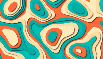 Abstract paper carve template background,for book cover.