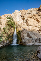 waterfall in the mountains