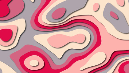 Fototapeta premium Abstract paper carve template background,for book cover.