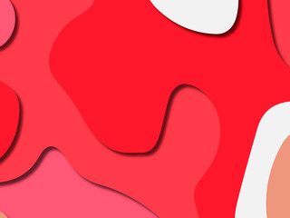 3D abstract background with paper cut shapes.Abstract paper carve template background,for book cover.Paper cut background. Abstract realistic paper decoration for design