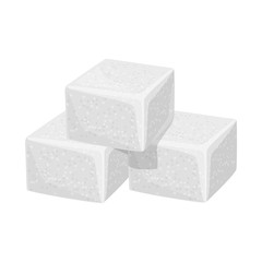 Isolated object of sugarcane and cane logo. Set of sugarcane and field stock symbol for web.